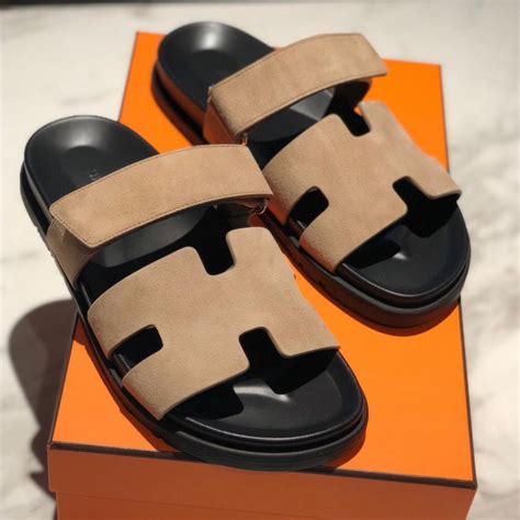 hermes men's slides|hermes men's sandals street style.